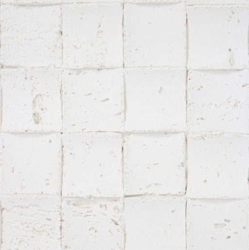 White 3D Mosaic Stone Wall Panels – Lightweight Travertine Tiles for Interior & Exterior Walls