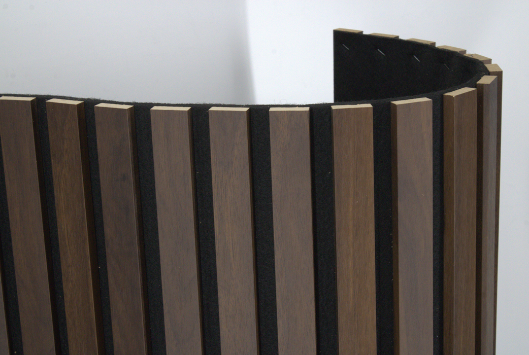 Dark Chestnut Flexible Acoustic Wall Panel