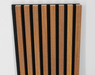 Warm Light Maple Square-Slat Acoustic Wall Panels, Soundproofing for Walls