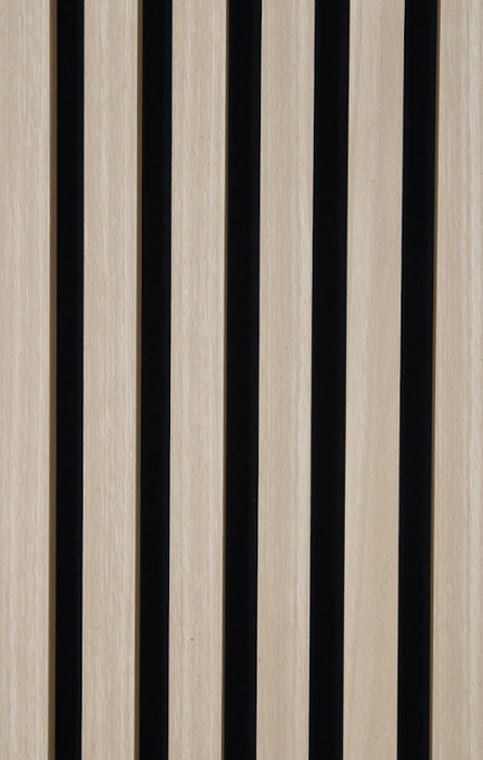 American Oak Square-Slat Acoustic Wall Panels, Soundproofing for Walls