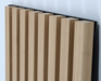 American Oak Square-Slat Acoustic Wall Panels, Soundproofing for Walls
