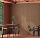 Warm Light Maple Square-Slat Acoustic Wall Panels, Soundproofing for Walls