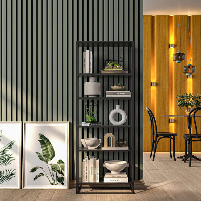 Alamosa Green Acoustic Slat Wood Wall Panels