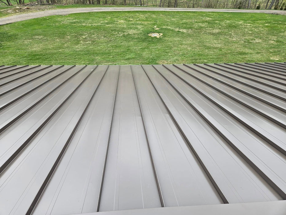 Slate Gray Metal Roofing Panels – Standing Seam Steel Roof