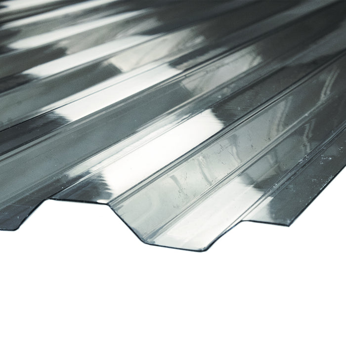 Gray Polycarbonate Corrugated Trapezoid Roof Panels