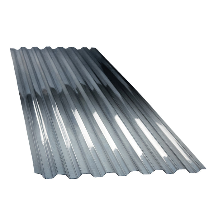 Gray Polycarbonate Corrugated Trapezoid Roof Panels