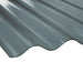 Gray Polycarbonate Corrugated Curved Roof Panels