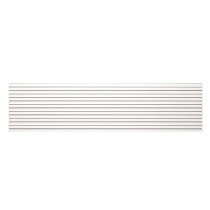 White acoustic Acoustic Slat Wood Wall Panels 94 x12