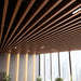 Suspended Slatted Wood Ceiling System