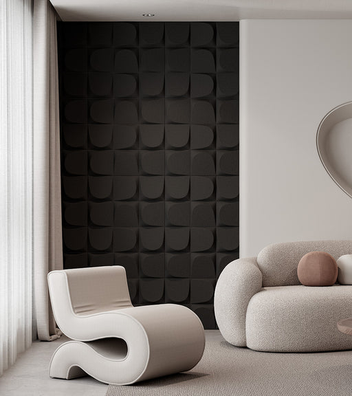 Dark Gray 3D Stone Wall Panels – Lightweight Decorative Tiles for Interior Accent Walls & Outdoor Wall Cladding