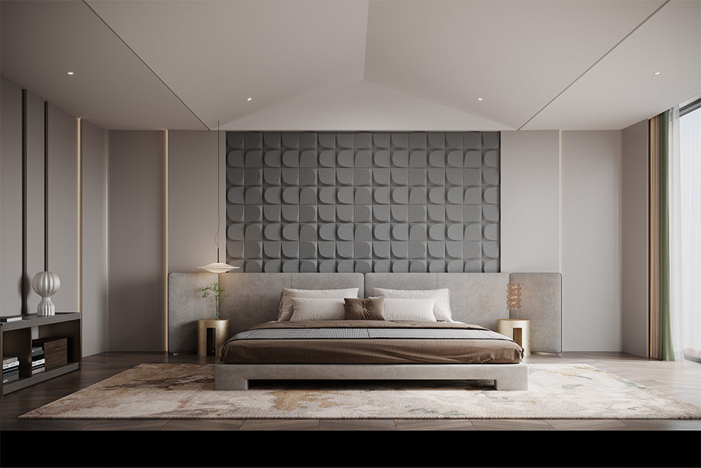 Light Gray 3D Stone Wall Panels – Lightweight Decorative Tiles for Interior & Outdoor Accent Walls