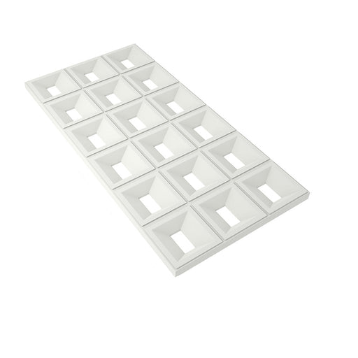 White PU Hollow Brick Wall Panels – Modern Room Divider & Decorative Outdoor Privacy Screen