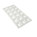 White PU Hollow Brick Wall Panels – Modern Room Divider & Decorative Outdoor Privacy Screen