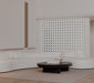 White PU Hollow Brick Wall Panels – Modern Room Divider & Decorative Outdoor Privacy Screen