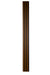 All-Weather WPC Composite Fence Slat Panel System - Weathered Teak With Black Accents