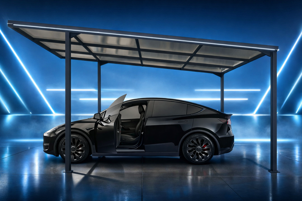 TitanShield Steel Carport — Heavy-Duty All-Weather Vehicle Shelter