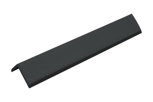 Black Shiplap Siding Corner End Cap With Matching Screws – 6 Piece Box
