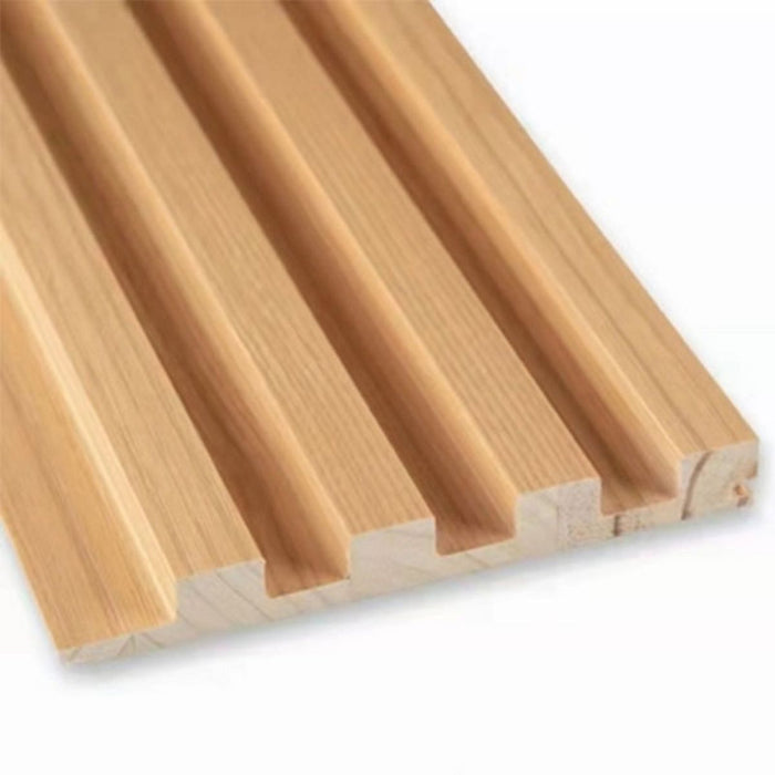 Light Oak Hardwood Wall Cladding Panel Set (4 pack - 106" x 5 3/4")