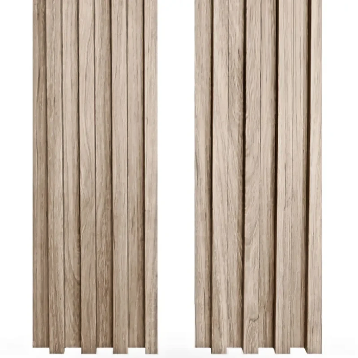 Walnut Slat Wood Wall Panels - (94" Long) x (5 3/4" Width)