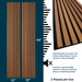 Warm Light Maple Acoustic Wall Paneling