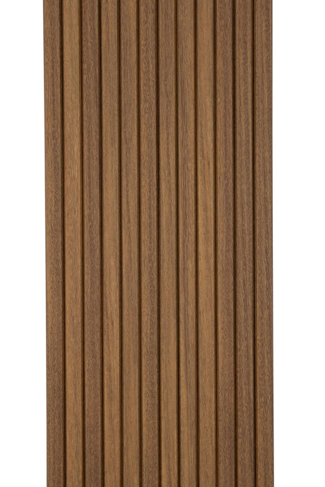 Warm Maple Flexible Beveled Slat Wood Wall Panel