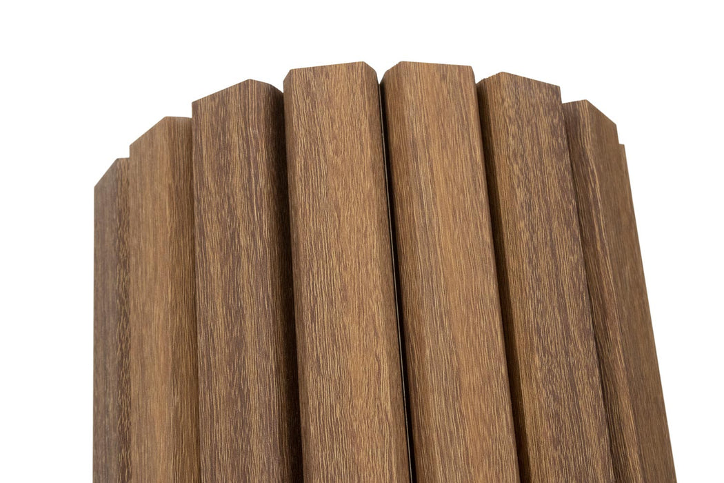 Warm Maple Flexible Beveled Slat Wood Wall Panel