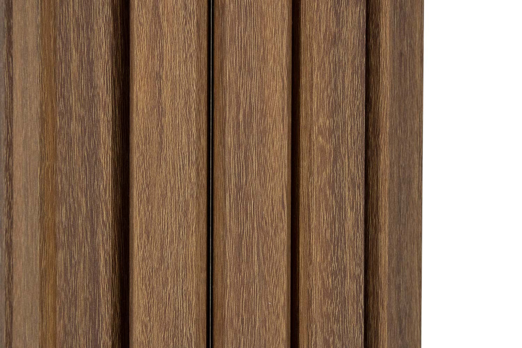 Warm Maple Flexible Beveled Slat Wood Wall Panel