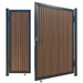 Teak Heavy-Duty Composite Privacy Gate Kit – Keypad Lock Included | Single, Double & DIY Swing Fence Gate