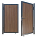 Teak Heavy-Duty Composite Privacy Gate Kit – Keypad Lock Included | Single, Double & DIY Swing Fence Gate