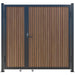 Teak Heavy-Duty Composite Privacy Gate Kit – Keypad Lock Included | Single, Double & DIY Swing Fence Gate