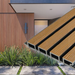 Weathered Teak Exterior Slat Wall Paneling