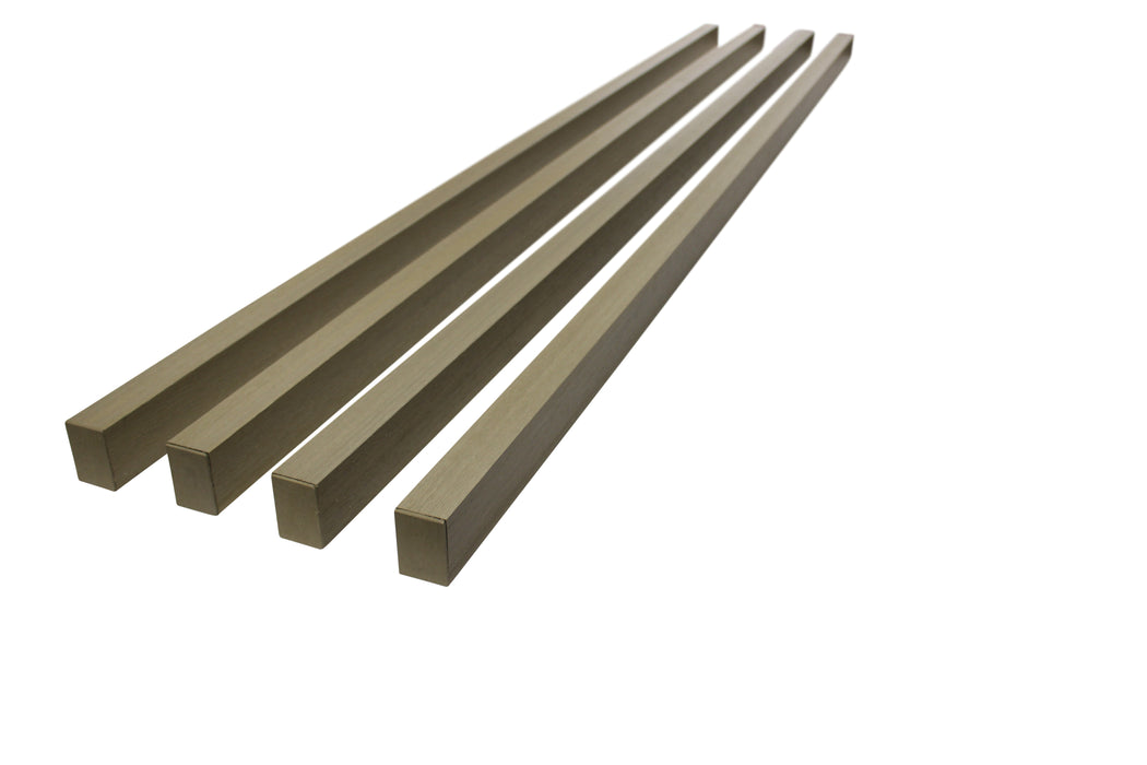 Driftwood Exterior Slat Wall Privacy Fence Kit