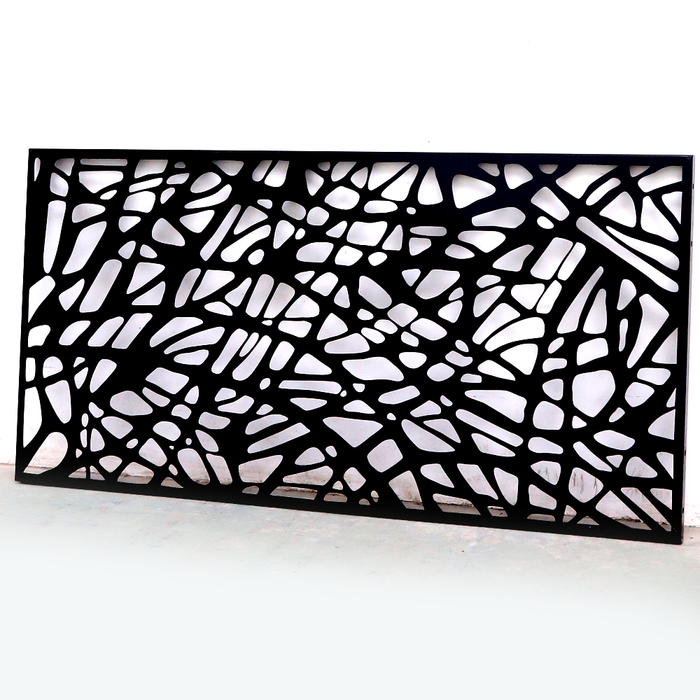 Wideline Laser Cut Metal Privacy Stand Single Panel 23.5 "x 47"/pc