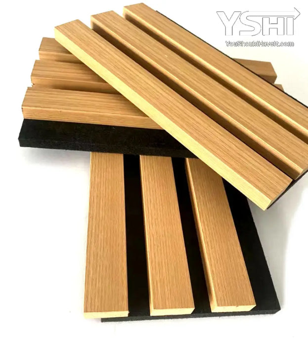 Wood Wall Panels Acoustic Wall Panels For Interior Wall Decoration Two 94 68 X 12 79 Wood Slat Paneling 3d Soundproof Wall Panels Natural Oak