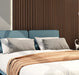 7 Grid Light Brown Slat Wood Wall Panels