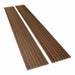 7 Grid Light Brown Slat Wood Wall Panels