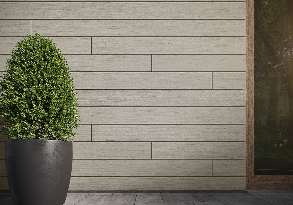 Arctic Oak Exterior Wall Panels | Modern Outdoor Wood Slat Siding & Cladding