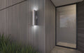 Seaside Oak Composite Slat Wall Panels Embossed Wood Grain Finish With Black Accents