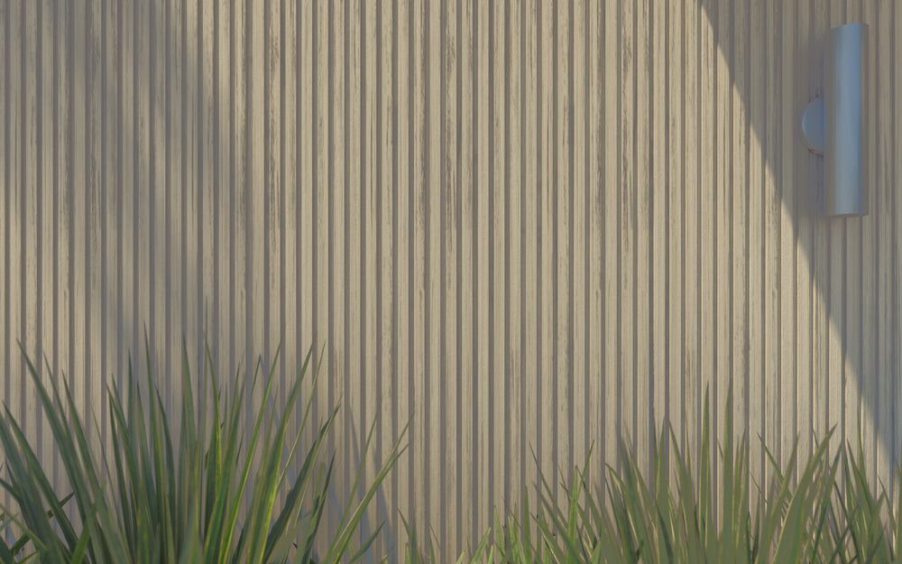 Pale Oak Composite Siding Slat Panels for Exterior Outdoor Walls