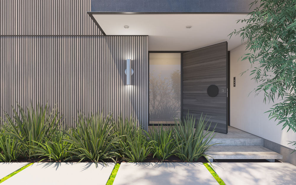 Pale Oak & Black Outdoor Cladding Panels - European Siding Board
