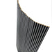 Black Flexible 3D Fluted Semi-Circle Shiplap Wood Wall Panel