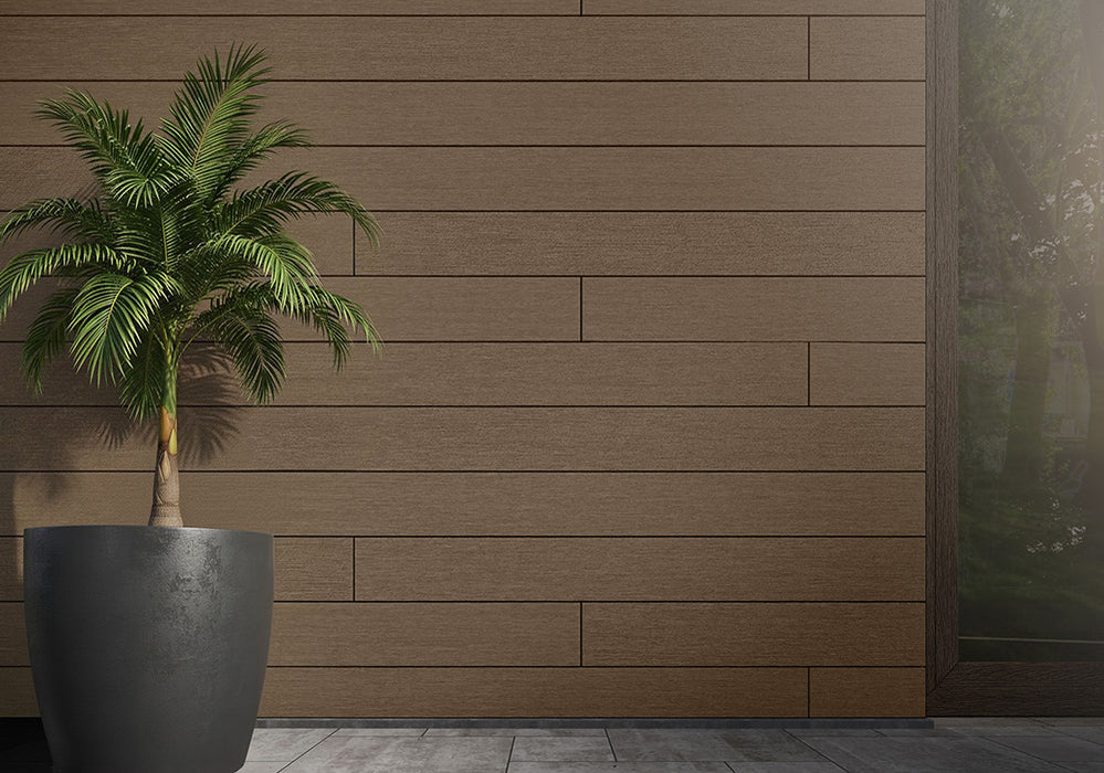 Dusty Chestnut - All-Weather Composite Siding System Shiplap Board