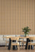 4 Grid White Maple Black Gap MDF Slat Wall Panels - 94.5" Long & 106" long