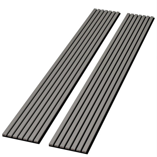 Dark Gray Acoustic Wall Panels for Soundproofing Rooms | 94"–106" x 12" – 2 pieces per box