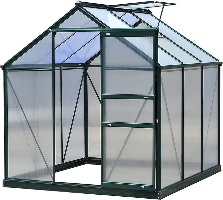Clear Polycarbonate Greenhouse Panels (Pack of 4) 76" x 24" 8mm