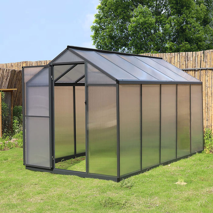 Clear Polycarbonate Greenhouse Panels (Pack of 4) 76" x 24" 8mm