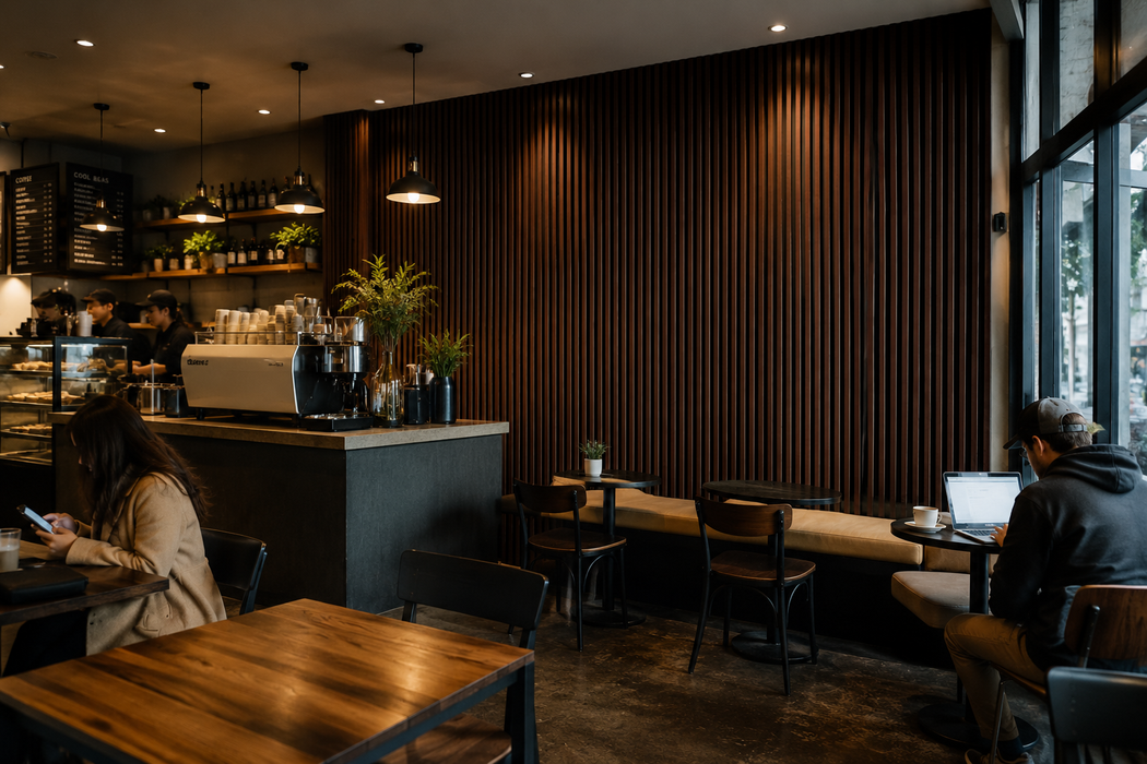 Oak Vinyl Cladding Panels Shiplap Wall Paneling 94.5" x 6" 6 Panels - VWC_NX5029