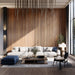 Warm Light Maple Wide-Slat Acoustic Wall Panels, Soundproofing for Walls 