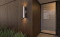 Dark Coffee & Black Gap Composite Siding Slat Panels for Exterior Outdoor Walls