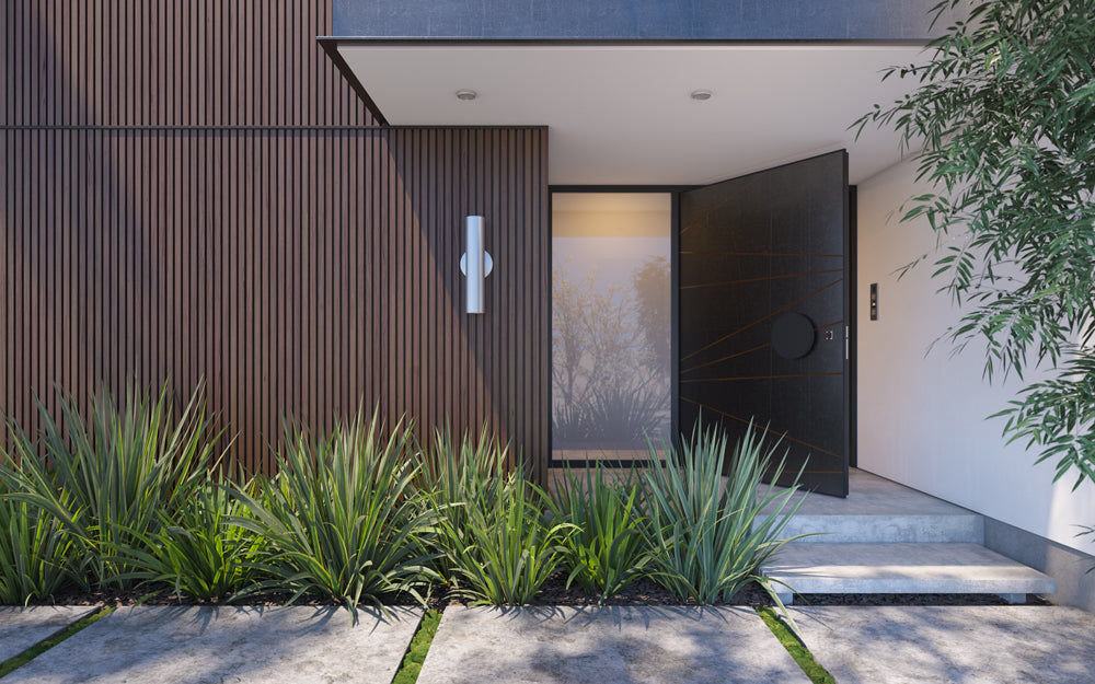 Dark Coffee & Black Gap Composite Siding Slat Panels for Exterior Outdoor Walls